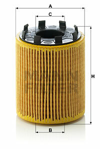 Filtr oleju HU 713/1 x MANN-FILTER MANN+HUMMEL GMBH