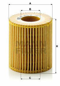 Filtr oleju HU 815/2 x MANN-FILTER MANN+HUMMEL GMBH
