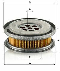 Filtr hydrauliczny, układ kierowniczy H 85 MANN-FILTER MANN+HUMMEL GMBH