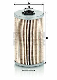 Filtr paliwa P 726 x MANN-FILTER MANN+HUMMEL GMBH