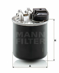 Filtr paliwa WK 820/20 MANN-FILTER MANN+HUMMEL GMBH