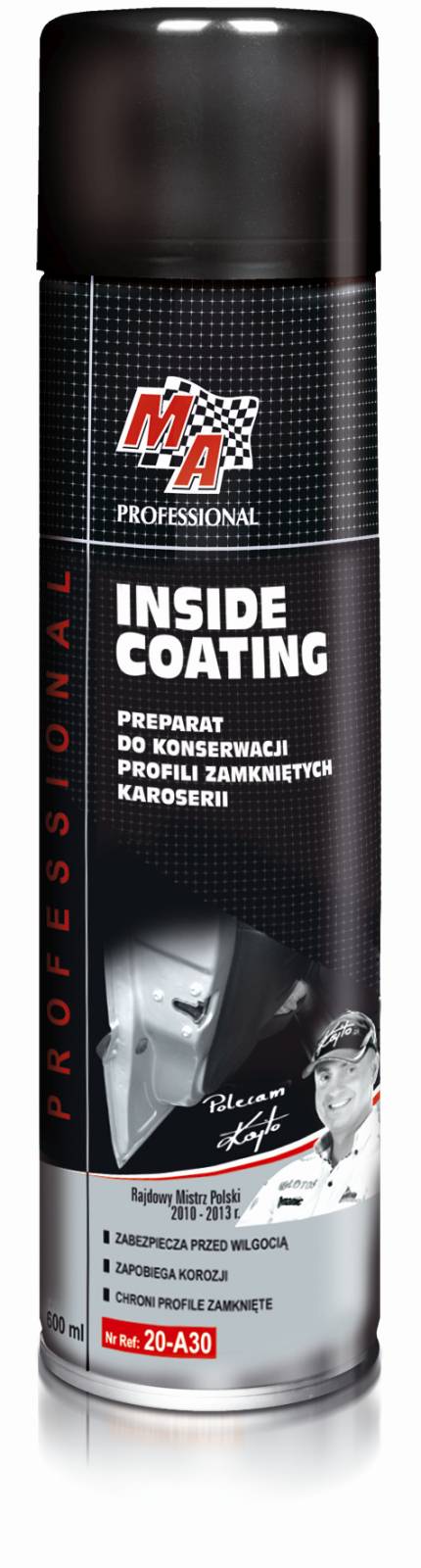 SRODEK DO KONSERWACJI PROFILI ZAMKNIETYCH KAROSERII BURSZTYNOWY MA PROFESSIONAL 600ML 20-A30 AMTRA