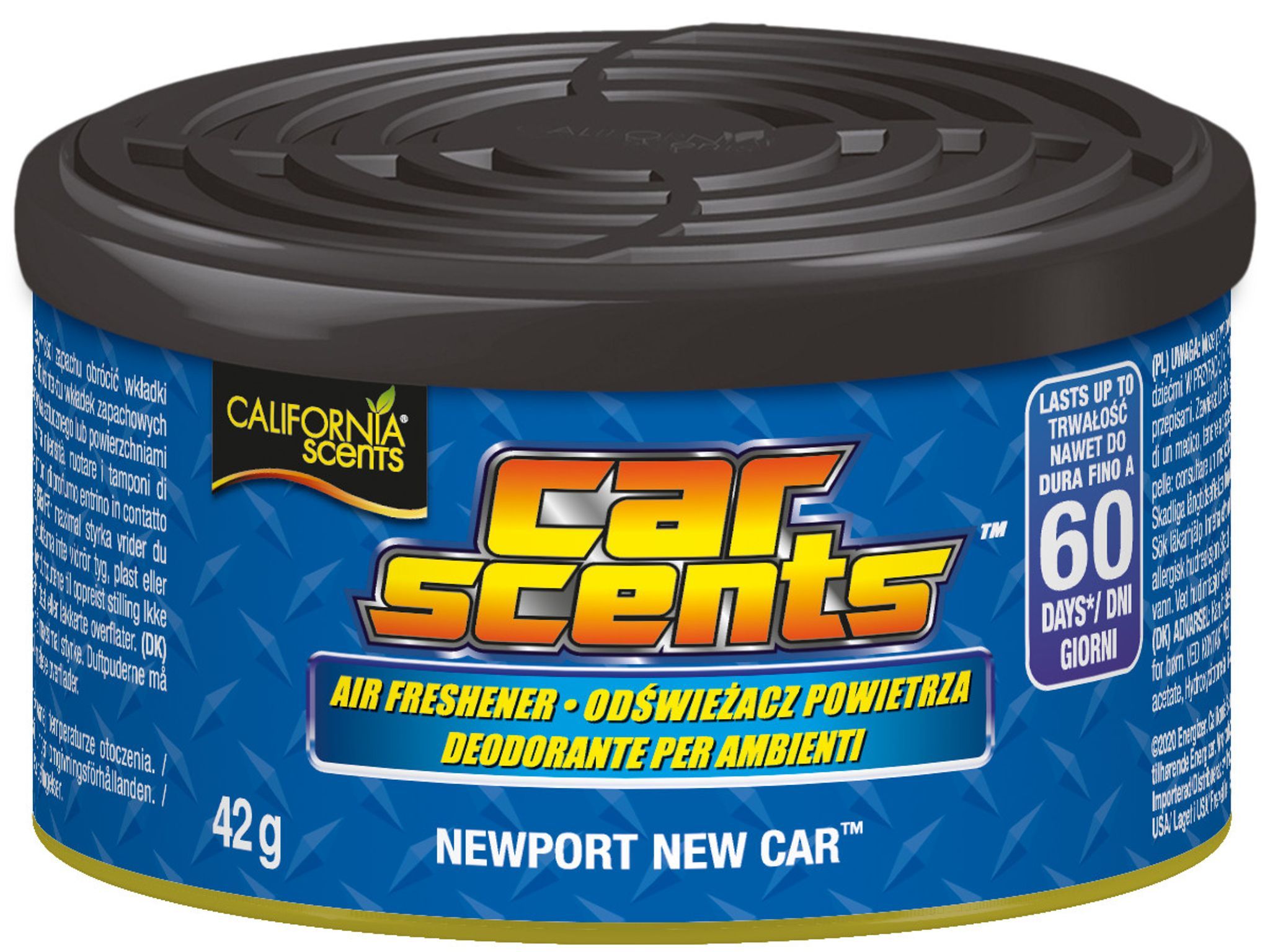 ZAPACH CALIFORNIA SCENTS NEWPORT NEWCAR - PUSZKA ZAPACHOWA 42G SZT AMTRA 34-008 AMTRA