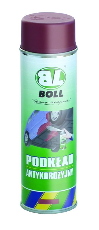 LAKIER PODKLAD ANTYKOROZYJNY CZERWONY  SPRAY 500ML BOLL 001408 BOLL