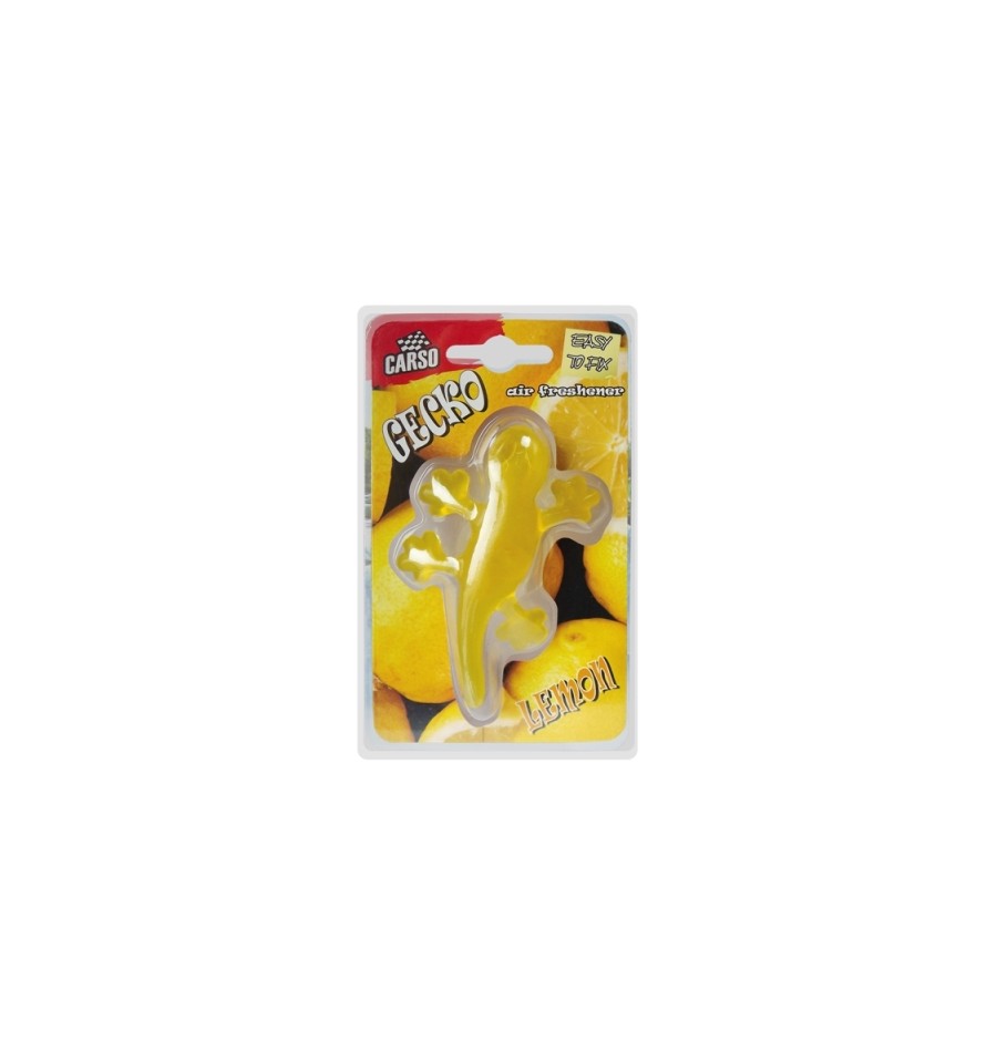 ZAPACH CARSO GEKON LEMON ZAPACH W KSZTALCIE GEKONA Z PRZYSSAWKA DO SZYBY SZT INTER-GL C851 INTER-GLOBAL