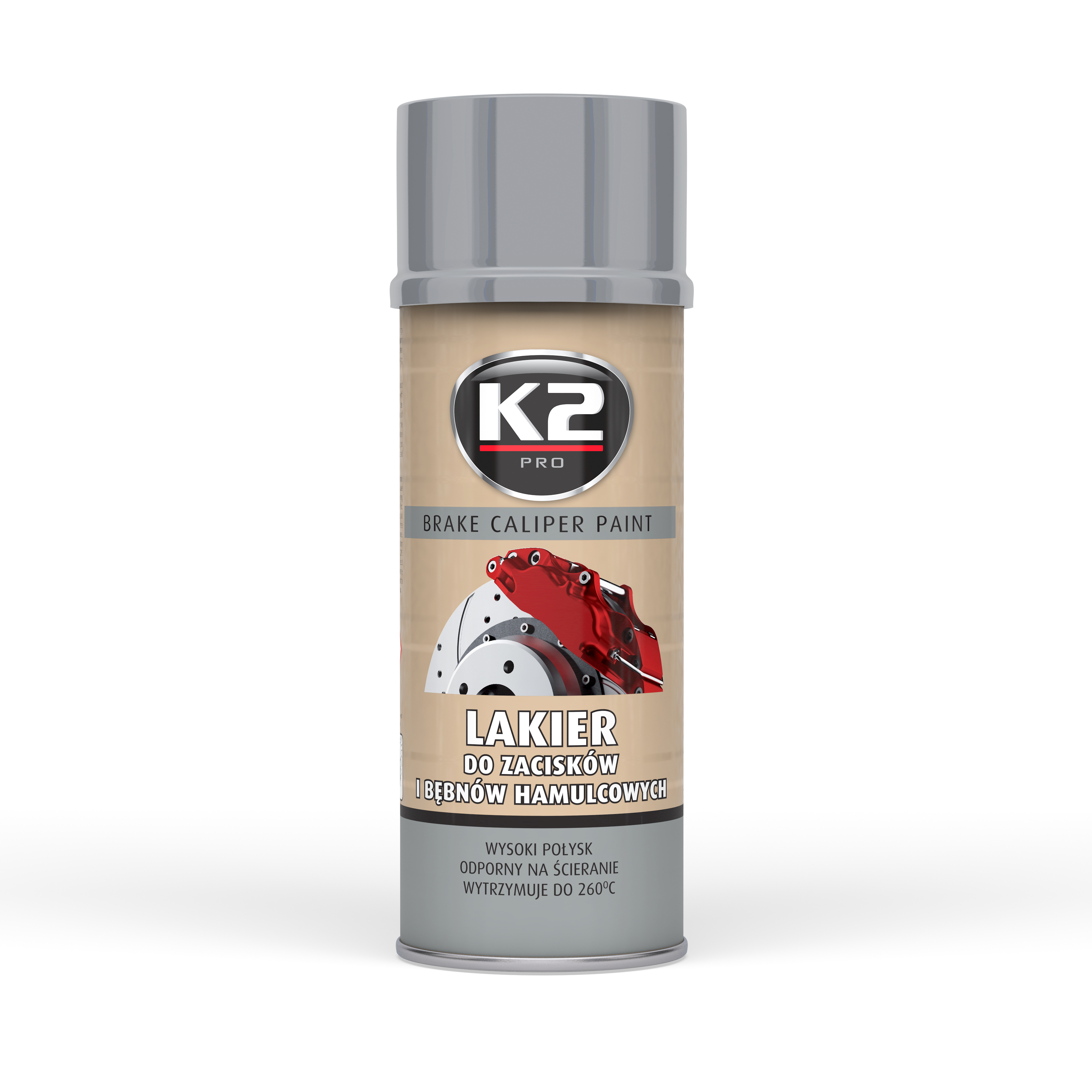 LAKIER BRAKE CALIPER SPRAY- SREBRNY LAKIER DO ZACISKOW HAMULCOWYCH. 400ML INTER-GLOBA L346SR INTER-GLOBAL