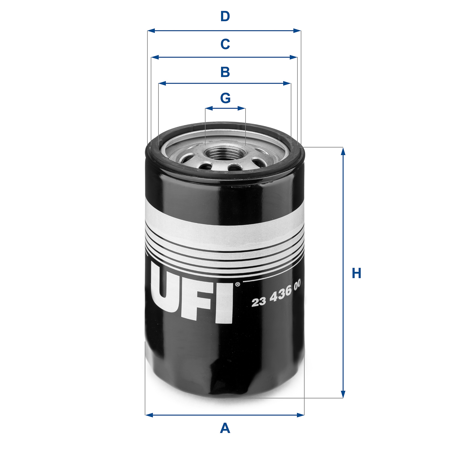 FILTR OLEJU AUDI/VW/SEAT/SKODA 1.6/1.8 98> SZT UFI 23.436.00 UFI