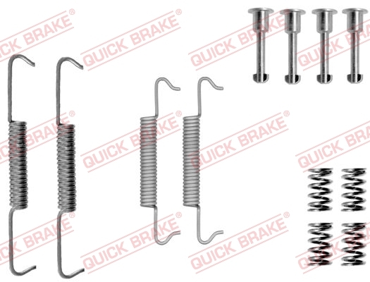 Zestaw akcesoriów, szczęki hamulcowe hamulca postojowego 105-0793 Quick Brake ApS