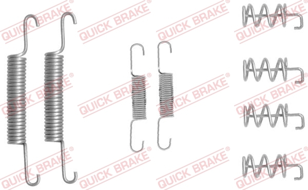Zestaw akcesoriów, szczęki hamulcowe hamulca postojowego 105-0831 Quick Brake ApS