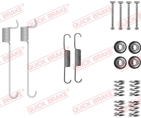 Zestaw akcesoriów, szczęki hamulcowe hamulca postojowego 105-0848 Quick Brake ApS