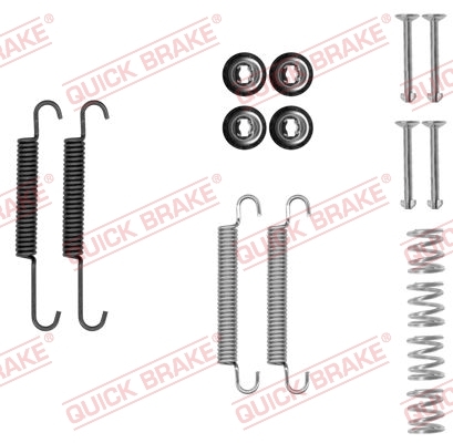 Zestaw akcesoriów, szczęki hamulcowe hamulca postojowego 105-0893 Quick Brake ApS
