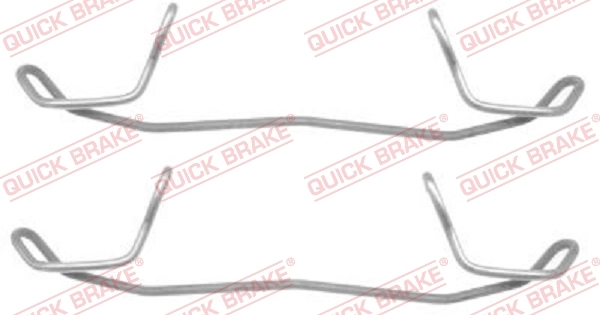 Zestaw akcesoriów, klocki hamulcowe 109-1123 Quick Brake ApS