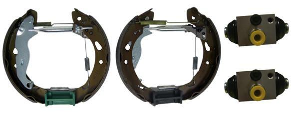 Zestaw szczęk hamulcowych, KIT & FIT K 24 072 BREMBO