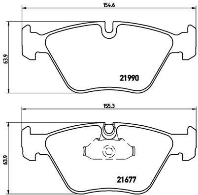 Klocki hamulcowe - komplet P 06 065 BREMBO