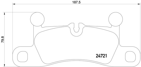 Klocki hamulcowe - komplet P 65 027 BREMBO