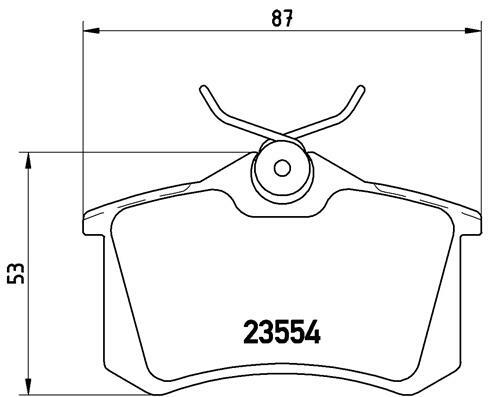 Klocki hamulcowe - komplet P 68 024 BREMBO