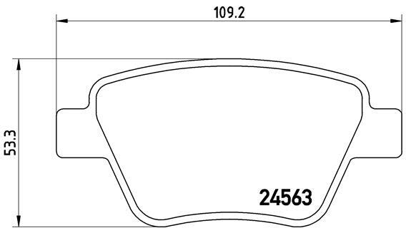 Klocki hamulcowe - komplet P 85 114 BREMBO