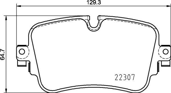 Klocki hamulcowe - komplet P 85 161 BREMBO