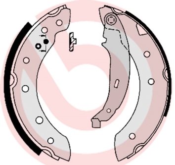 Zestaw szczęk hamulcowych S 61 520 BREMBO
