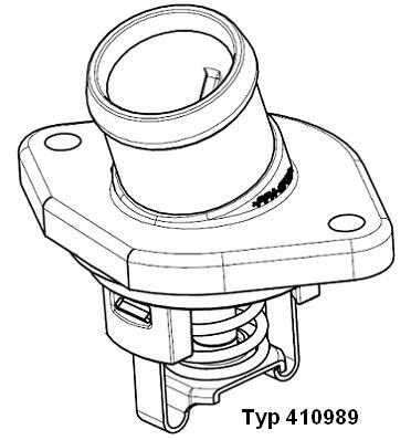 Termostat układu chłodzenia 410989.80D WAHLER