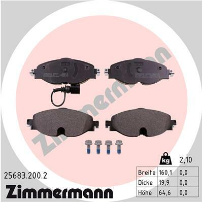 Klocki hamulcowe - komplet 25683.200.2 ZIMMERMANN
