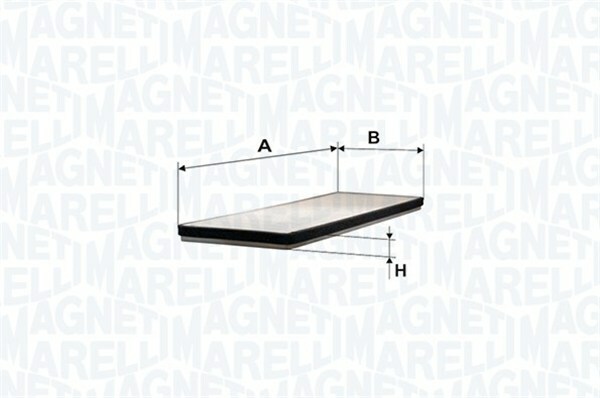 Filtr kabinowy przeciwpyłkowy 350203062170 MAGNETI MARELLI